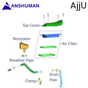 Air Cleaner Components| Pulsar N150 (Twin Disc, 2023-24)