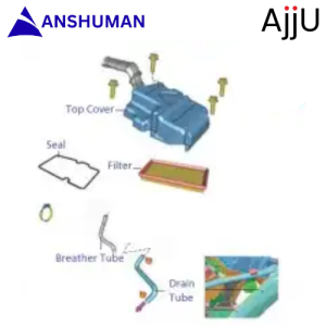 Air Cleaner Components| Pulsar NS200 (BS4, 2017-19)