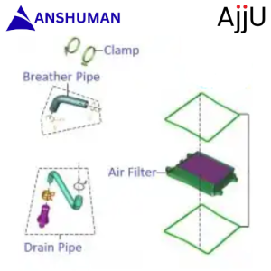 Air Cleaner Components| Pulsar NS200 (USD Fork, 2023)