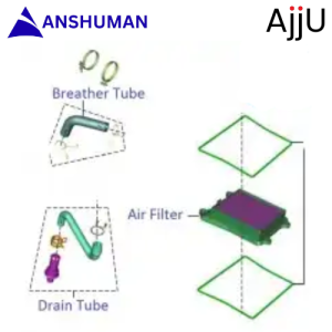 Air Cleaner Components| Pulsar RS200 (BS6, 2020)