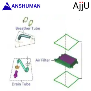 Air Cleaner Components| Pulsar RS200 (BS6, 2021-23)