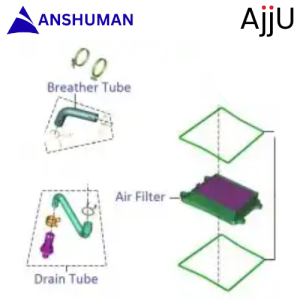 Air Cleaner Components| Pulsar RS200 (BS6, 2021-23)